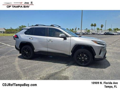 Silver Sky Metallic 2024 Toyota RAV4 Hybrid SE