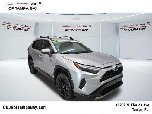Silver Sky Metallic 2024 Toyota RAV4 Hybrid SE