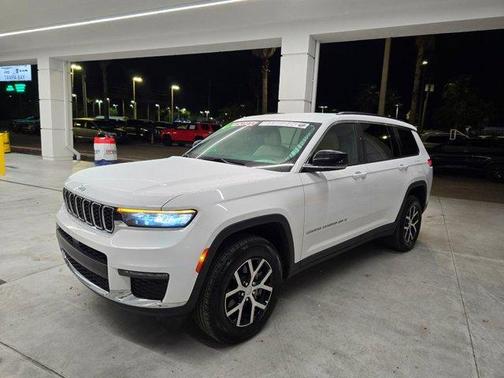 Bright White Clearcoat 2024 Jeep Grand Cherokee L Limited