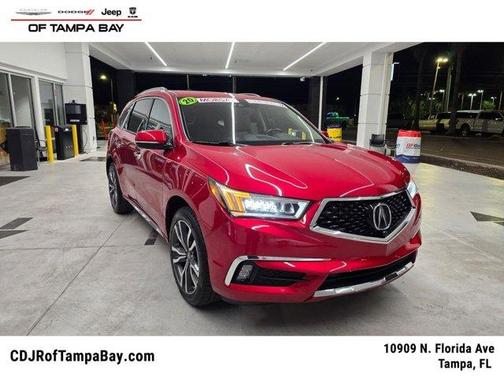 Performance Red Pearl 2020 Acura MDX 3.5L w/Advance Package