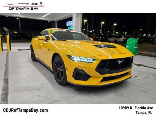 Yellow 2024 Ford Mustang GT