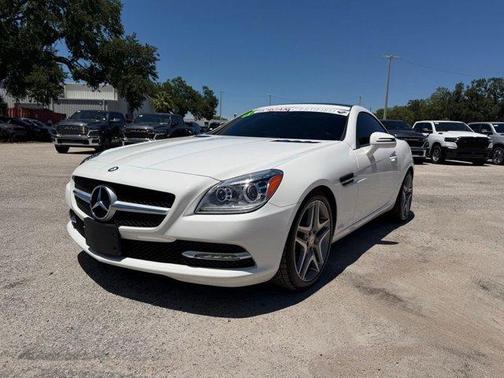 White 2016 Mercedes-Benz SLK-Class SLK300