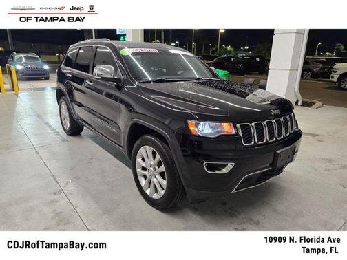 Diamond Black 2017 Jeep Grand Cherokee Limited
