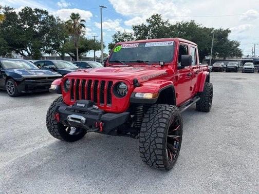 Firecracker Red Clearcoat 2021 Jeep Gladiator Rubicon