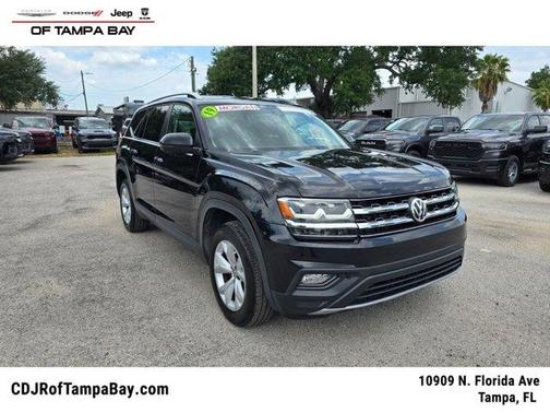 Deep Black Pearl Effect 2019 Volkswagen Atlas 3.6L SE