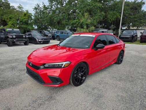 Red 2024 Honda Civic Sport