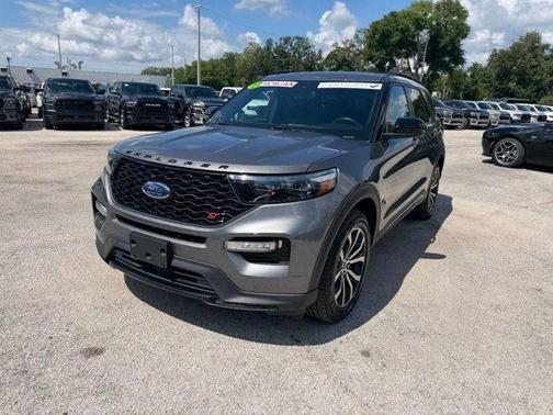 Gray Metallic 2022 Ford Explorer ST