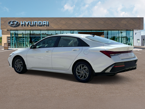 White 2025 Hyundai ELANTRA HEV Blue