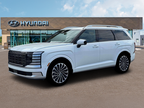 White 2026 Hyundai Palisade Hybrid Calligraphy