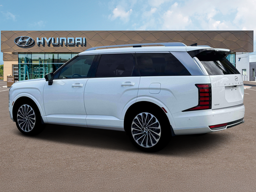 White 2026 Hyundai Palisade Hybrid Calligraphy