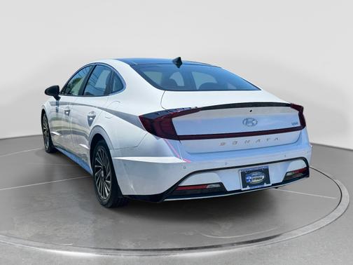 White 2023 Hyundai SONATA Hybrid Limited