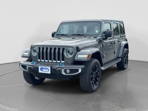 Gray 2023 Jeep Wrangler Sahara 4xe