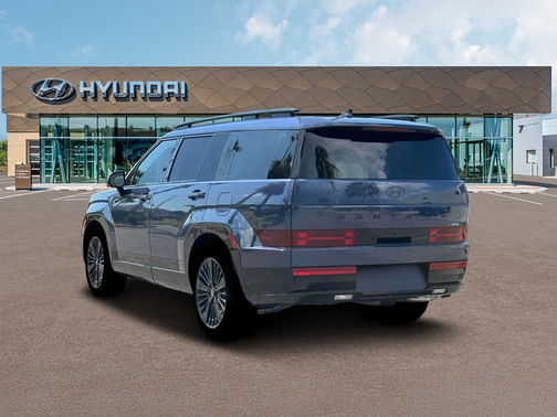 Atlantic Blue 2026 Hyundai SANTA FE HEV Calligraphy