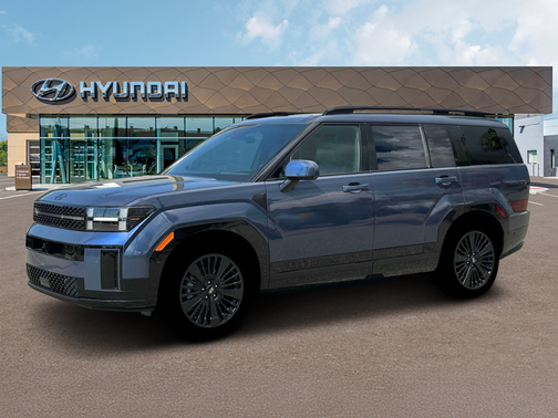 Atlantic Blue 2026 Hyundai SANTA FE HEV Calligraphy