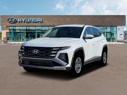 White 2026 Hyundai TUCSON Hybrid Blue