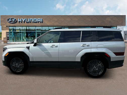 Shimmering Silver 2026 Hyundai SANTA FE HEV Calligraphy