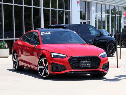 Tango Red Metallic 2023 Audi A5 Sportback 45 S Line Premium Plus
