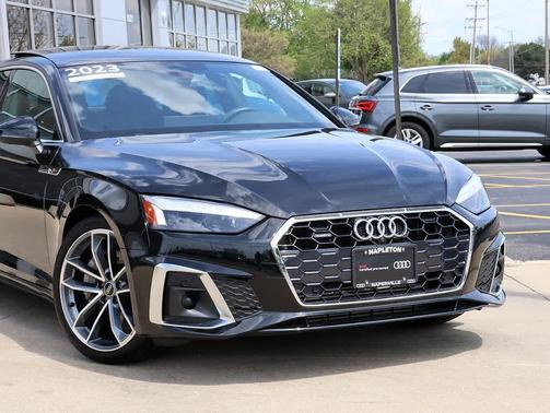 Mythos Black Metallic 2023 Audi A5 Sportback 45 S Line Premium Plus