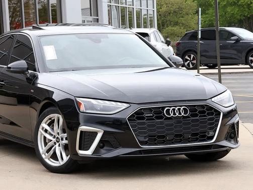 Mythos Black Metallic 2023 Audi A4 45 S line Premium Plus