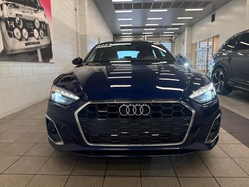 Navarra Blue Metallic 2023 Audi A5 Sportback 45 S Line Premium