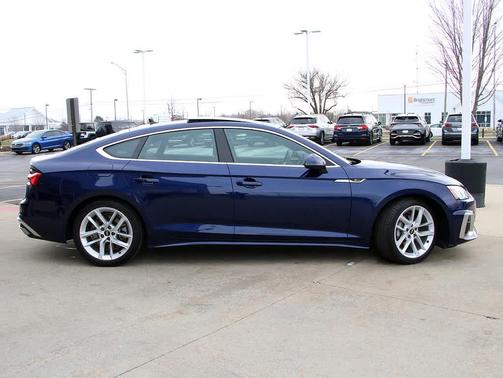 Navarra Blue Metallic 2023 Audi A5 Sportback 45 S Line Premium Plus