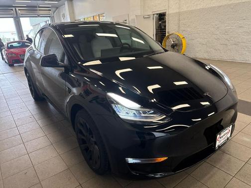 Solid Black 2021 Tesla Model Y Long Range Dual Motor All-Wheel Drive