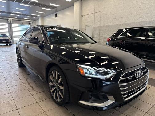 Brilliant Black 2023 Audi A4 40 Premium