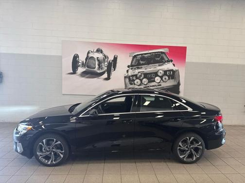 Mythos Black Metallic 2022 Audi A3 Premium Plus