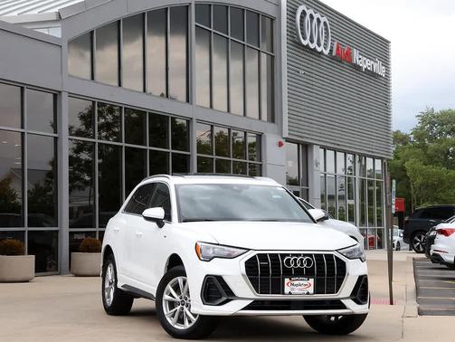 Ibis White 2021 Audi Q3 45 S line Premium