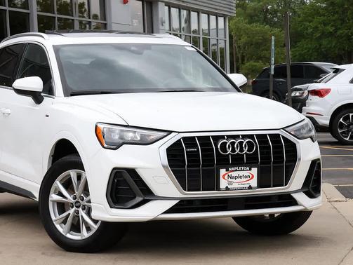 Ibis White 2021 Audi Q3 45 S line Premium