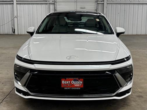White 2025 Hyundai SONATA Hybrid Limited