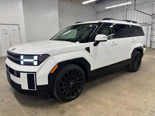 White 2025 Hyundai SANTA FE Calligraphy