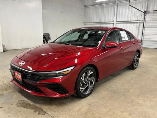 Red 2025 Hyundai ELANTRA Limited