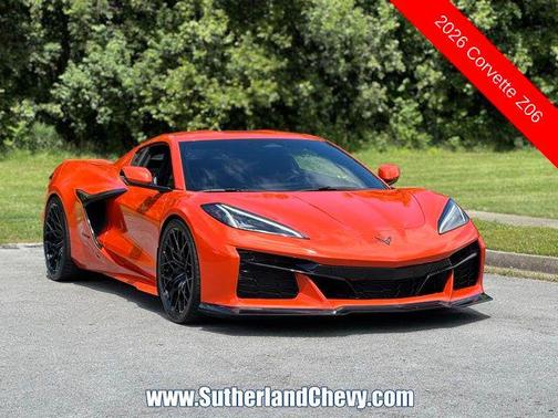 Sebring Orange Tintcoat 2026 Chevrolet Corvette Z06