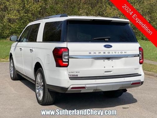 Oxford White 2024 Ford Expedition Max Limited