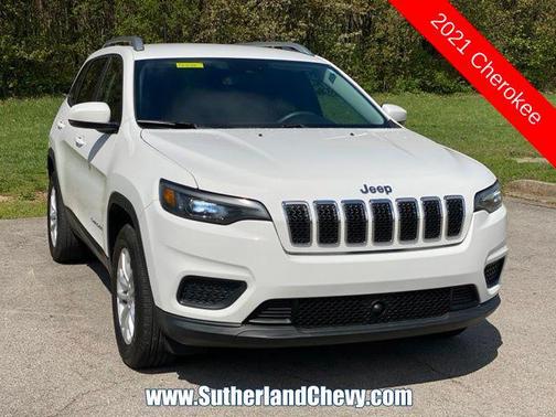 Bright White Clearcoat 2021 Jeep Cherokee Latitude SUV