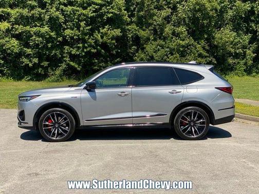 Lunar Silver Metallic 2024 Acura MDX Type S Advance Package