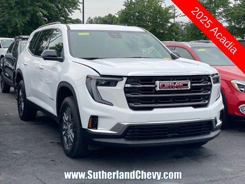Summit White 2025 GMC Acadia FWD Elevation