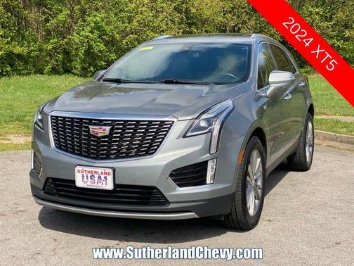 Argent Silver Metallic 2024 Cadillac XT5 Premium Luxury