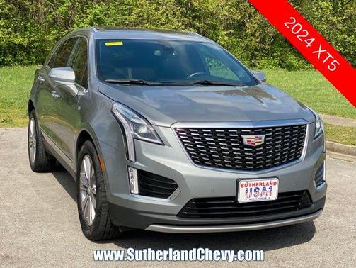 Argent Silver Metallic 2024 Cadillac XT5 Premium Luxury