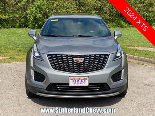 Argent Silver Metallic 2024 Cadillac XT5 Premium Luxury