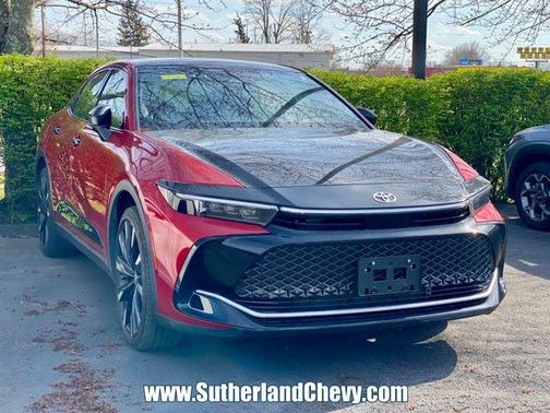 Supersonic Red/Black 2025 Toyota Crown Platinum