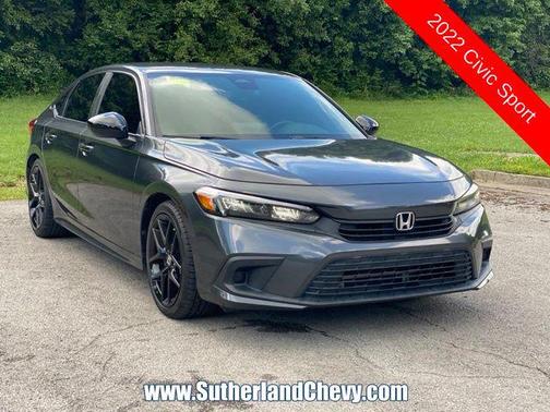 Gray 2022 Honda Civic Sport