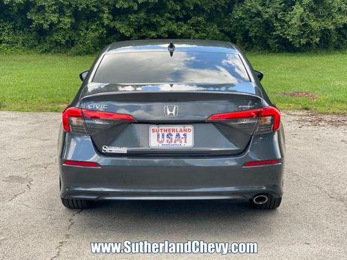 Gray 2022 Honda Civic Sport