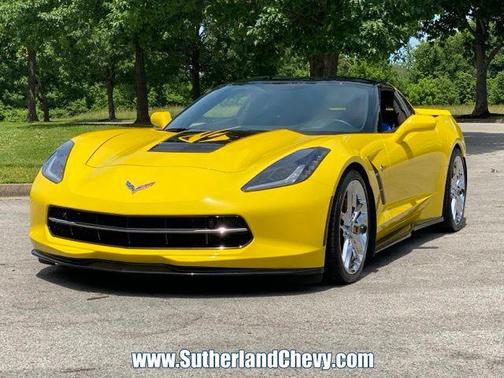 Corvette Racing Yellow Tintcoat 2016 Chevrolet Corvette Stingray Z51