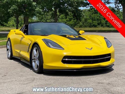Corvette Racing Yellow Tintcoat 2016 Chevrolet Corvette Stingray Z51
