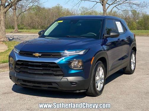 Pacific Blue Metallic 2021 Chevrolet Trailblazer LS