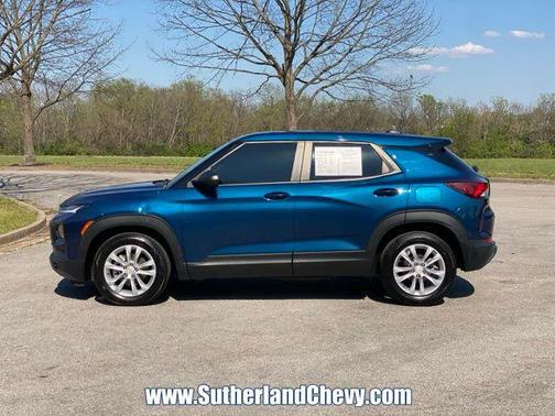 Pacific Blue Metallic 2021 Chevrolet Trailblazer LS