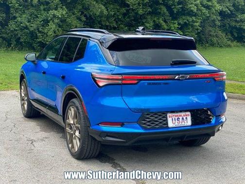 Riptide Blue Metallic 2026 Chevrolet Equinox EV RS