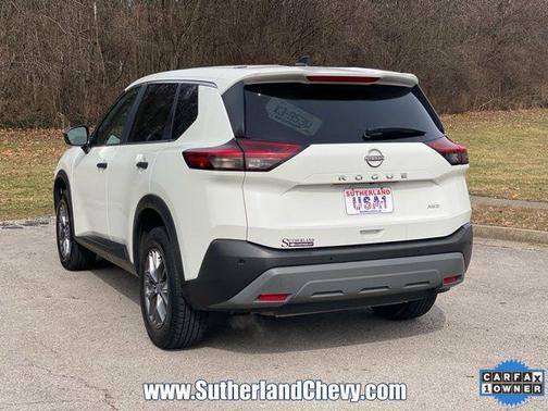 Glacier White 2023 Nissan Rogue S